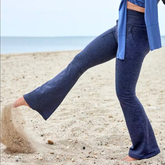 Waisted Foldover Flare Legging 